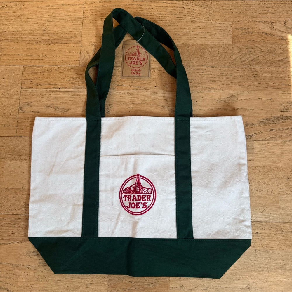 Trader Joe’s Large Green Tote Bag
